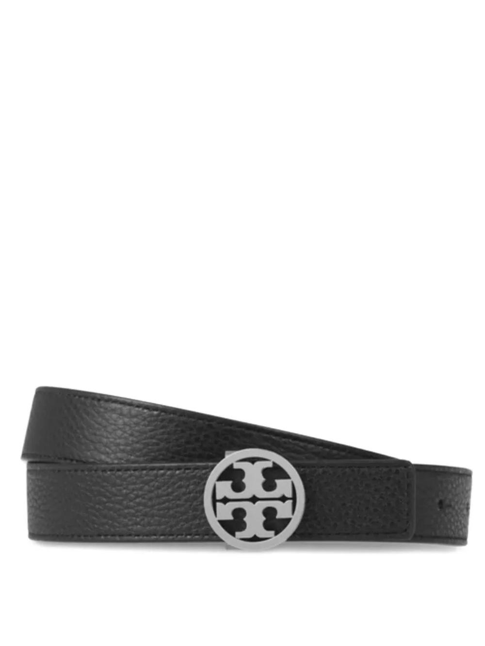 Tory Burch Reversible Belt – Black/Silver – 39”